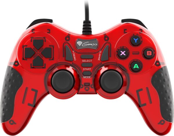 Genesis - NJG-1425 - Game controller - Gamepad - Mangan 200 - Bedraad -PC - Rood/Zwart