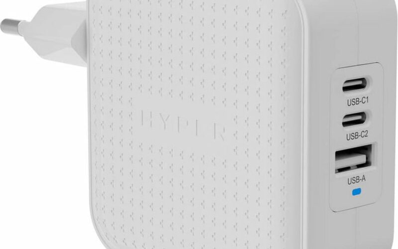 HYPER HJ1003WHWWGL oplader voor mobiele apparatuur Laptop, Smartphone, Tablet Wit AC Snel opladen Binnen