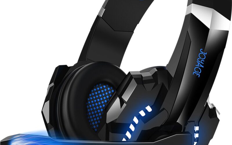 Joyage Noise cancelling hoofdtelefoon - Blauw - Gaming headsets pc ps4 xbox one - Headset met microfoon voor laptop - Headset ps4 - Koptelefoon kinderen - Koptelefoon met microfoon - Koptelefoon met draad - Hoofdtelefoon - Koptelefoon kind