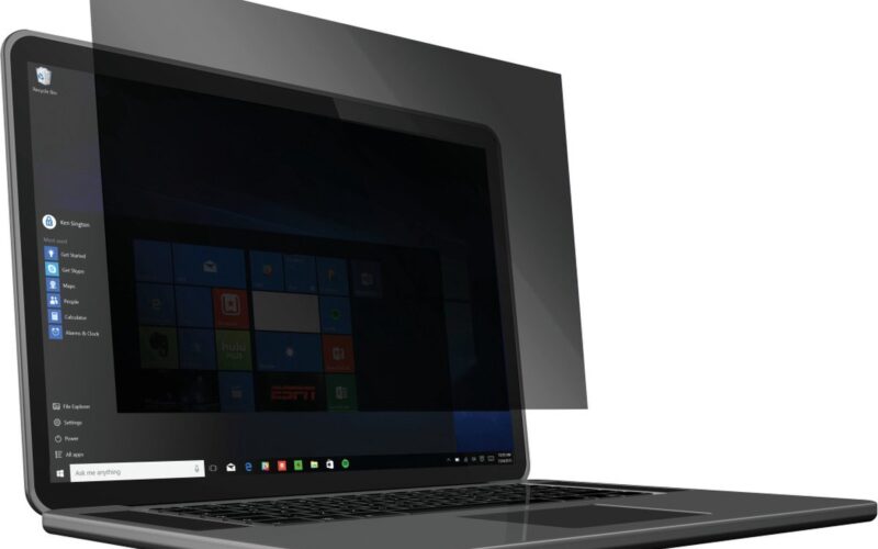 Kensington Laptop Privacyfilter - Tweezijdig Verwijderbaar - Screenfilter - Voor 13,3" Laptops - 16:9 Beeldverhouding - Zwart