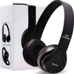 Koptelefoon - Zwart - Draadloos - Bluetooth - Bedieningspaneel - SD Kaartlezer - Bellen - met Ingebouwde Microfoon - tot 10 Meter - Telefoongesprek - Hoofdtelefoon Kinderen - Verstelbaar - Headphones - Cadeau - Oplaadbaar