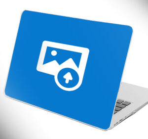 Laptop sticker aanpasbaar