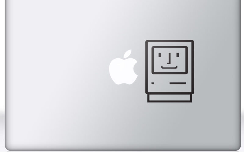Laptop sticker desktop computer