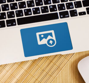 Laptop sticker touchpad image personnalisée