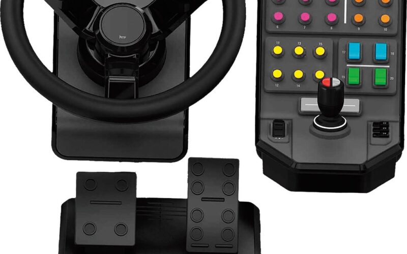 Logitech G Saitek - Farming Simulator Controller - Heavy Equipment bundel - Geschikt voor PC & Mac - Zwart