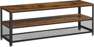 MIRA Home - TV Meubel - Bijzettafel - Televisie - Salontafel - TV - Tafel - Vintage - 100x40x52