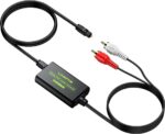 NÖRDIC Converter Digitaal naar Analoog RCA - Toslink naar RCA - Geschikt voor TV, PC, Laptop en alle Gameconsoles