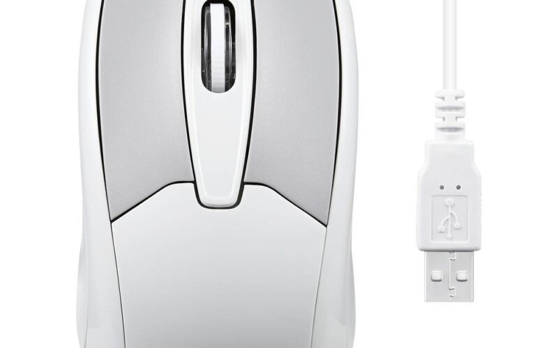 Perixx PERIMICE-209 U M Muis Kabelgebonden Optisch Beige 3 Toetsen 1000 dpi