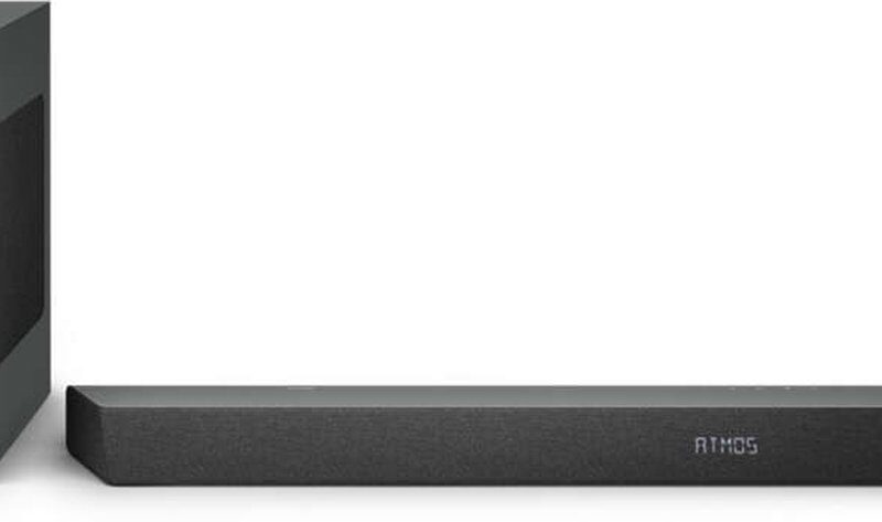 Philips TAB8507B/10 - Soundbar met draadloze subwoofer - 3.1 kanalen - Antraciet