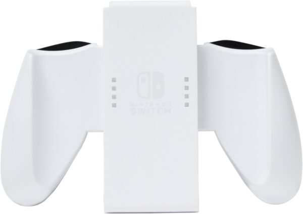 PowerA Joy-Con Comfort Grip voor Nintendo Switch - Transformeert de Joy-Con Controllers tot één Controller - Wit