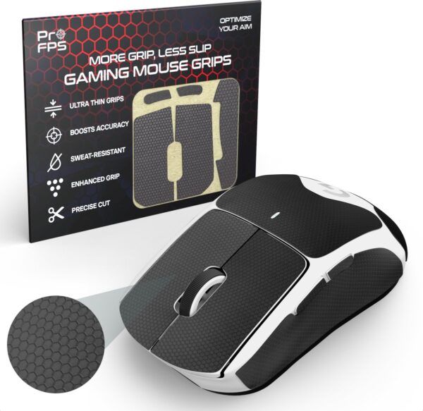 ProFPS Premium Muis Grip Tape voor Logitech G Pro X Superlight & G Pro Wireless - Anti-Slip Mouse Grips - Gaming Muis Stickers voor Maximale Grip & Precisie - Zweetbestendig & Voorgesneden