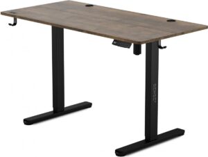 SENSE7 NOJO Bureau Computerbureau Gamingbureau 120 x 60 cm Elektrische Hoogteverstelling Geheugenfunctie Hoofdtelefoonhouder Kabelopbergsysteem zwart / donkerbruin