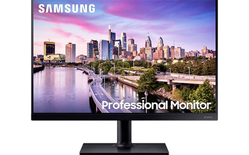 Samsung F24T450GYU LCD-monitor Energielabel D (A - G) 61 cm (24 inch) 1920 x 1200 Pixel 16:10 5 ms DVI, HDMI, Hoofdtelefoon (3.5 mm jackplug), USB-A 2.0, USB-A