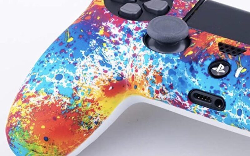 Silicone controller hoes - Geschikt voor Playstation 4 - regenboog kleur