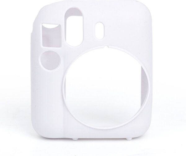 Siliconen Case Geschikt Voor Fuijifilm Instax Mini 12 - Klei Wit