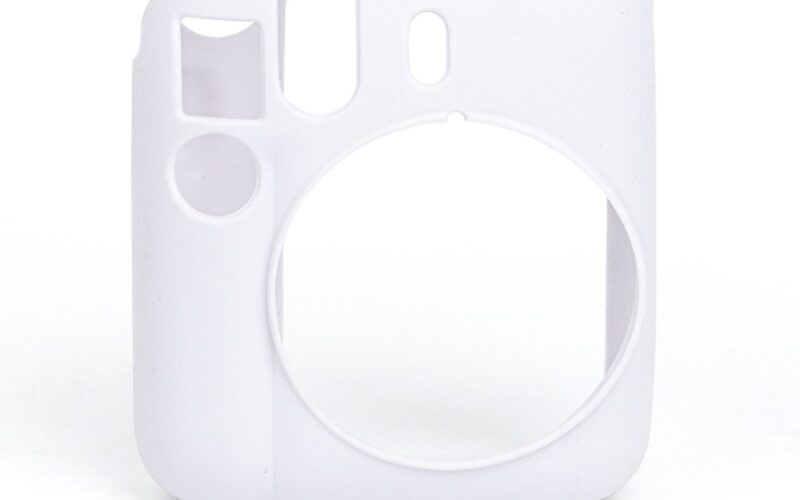 Siliconen Case Geschikt Voor Fuijifilm Instax Mini 12 - Klei Wit