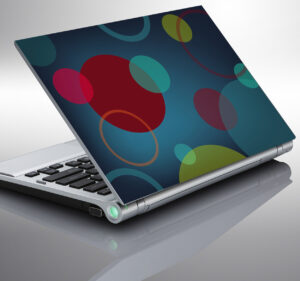 Sticker laptop cirkel