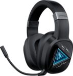 TAIDU THS320Pro - 2.4GHz Draadloze Gaming Headset - Bluetooth koptelefoon - met microfoon - Geschikt voor PS4/PS5, Nintendo Switch - Multiplatform - Zwart