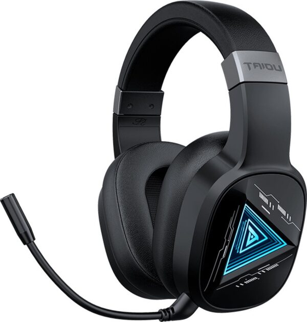 TAIDU THS320Pro - 2.4GHz Draadloze Gaming Headset - Bluetooth koptelefoon - met microfoon - Geschikt voor PS4/PS5, Nintendo Switch - Multiplatform - Zwart