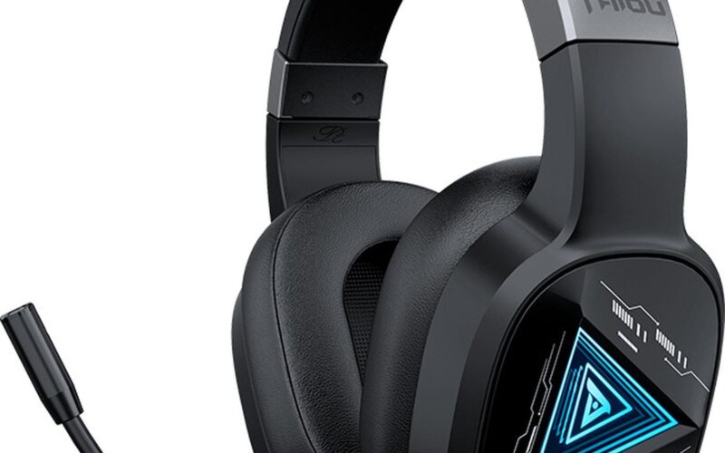 TAIDU THS320Pro - 2.4GHz Draadloze Gaming Headset - Bluetooth koptelefoon - met microfoon - Geschikt voor PS4/PS5, Nintendo Switch - Multiplatform - Zwart