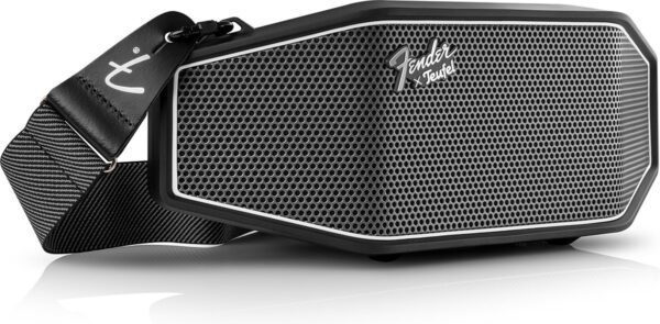 Teufel Fender x ROCKSTER CROSS - In- & outdoor bluetooth speaker - Spatwaterdicht IPX5 - Draagriem - steel black