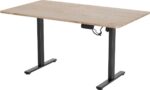 Vestland Zit-Sta Bureau Elektrisch In Hoogte Verstelbaar - Conform ARBO-norm - Geheugenfunctie - 140 x 80 CM - Eiken Zwart