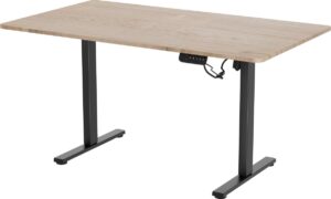 Vestland Zit-Sta Bureau Elektrisch In Hoogte Verstelbaar - Conform ARBO-norm - Geheugenfunctie - 140 x 80 CM - Eiken Zwart