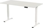 Vestland - Zit-sta Bureau Elektrisch In Hoogte Verstelbaar - Conform ARBO-norm - Geheugenfunctie - 160 x 80 CM - Dubbele Motor - Wit