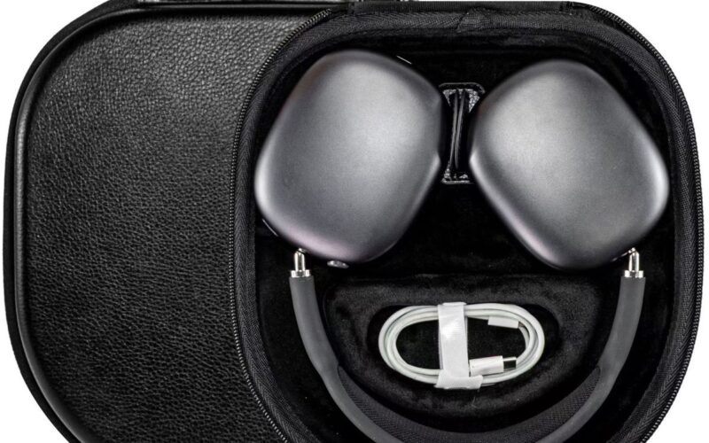 YONO Hard Case geschikt voor Airpods Max - Koptelefoon Hoes - Beschermhoes - Zwart
