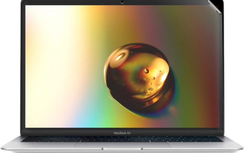 kwmobile screenprotector geschikt voor Apple MacBook Air 13" Retina (van einde 2018) - Schermfolie voor laptop - Displayfolie mat
