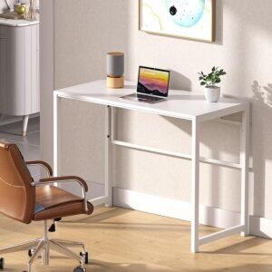monitorstandaard, pc-tafel, gamingtafel voor thuiskantoor, Bureau, computertafel 48D x 100W x 77H centimetres