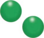 2 stuks stressbal om hand, pols of onderarm te versterken - Groen