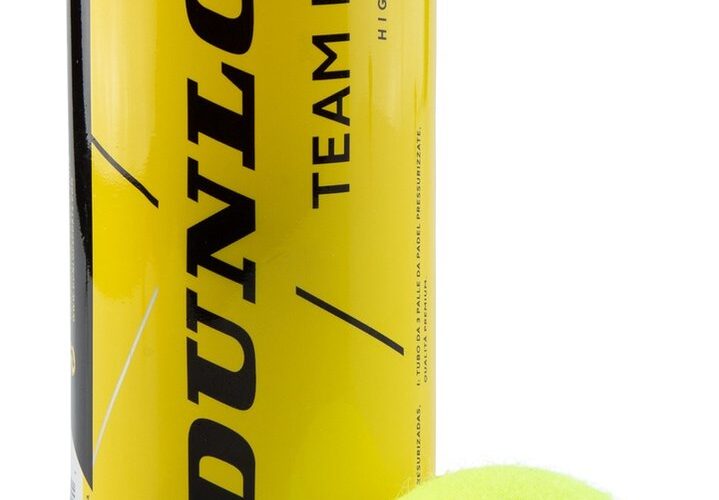 DUNLOP - team padel 3pet - Padelbal - Geel