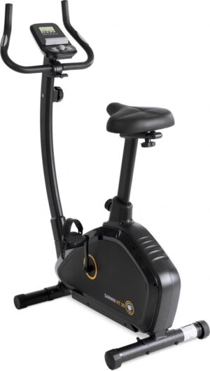 Darwin hometrainer HT30 - Thuisfiets - Fitnessfiets - Manueel verstelbaar - Verstelbaar - Onderhoudsvrij - Met wieltjes- Tablethouder - Smartphonehouder - Hartslag sensoren