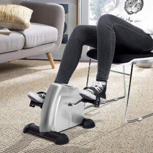 Draagbare Mini Hometrainer - Hand Voetpedaal Oefening - Fitness Been Arm Workout met LCD-scherm - Instelbare Weerstand