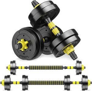 Dumbbell Set / voor heren Dames Workout Fitness Training Gewichtheffen, voor thuisgymnastiek 15 Kilograms