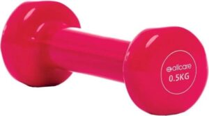 Dumbbells 05 kg - 7 kg (15 kg - groen) - gewichtheffen - krachtopbouw - thuistraining