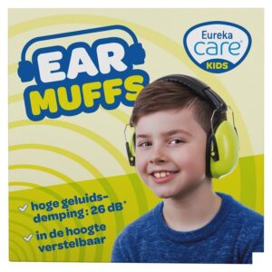 Eureka Care Gehoorbescherming Koptelefoon 3-12 jaar Fluo