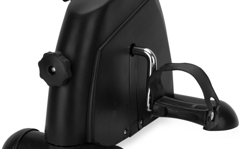 Fitby Stoelfiets - Bureaufiets - Deskbike - Mini hometrainer - LCD display - Zwart