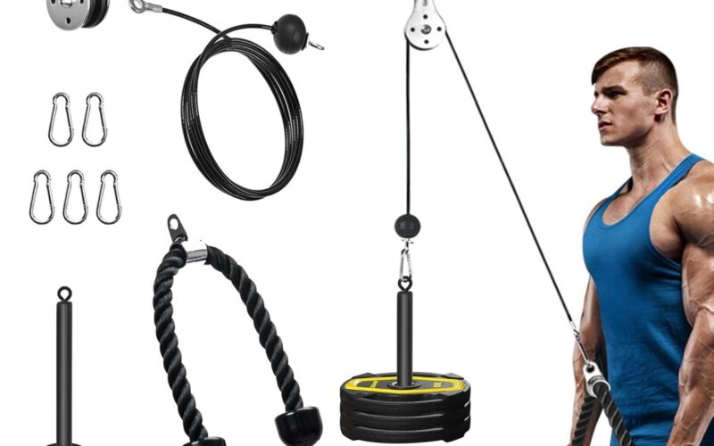 Fitness Systeem - Pulldowns & Extensions - Compleet Workout Apparaat - Krachttraining Machine - Thuisgymnastiek Set