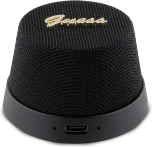 Guess Bluetooth Speaker Script Logo (MagSafe Compatible) - Zwart