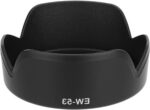 Kunststof Zonnekap EW-53 kwaliteit voor M10 EF-M 35-63 mm (15-45 mm) - Bescherming tegen zonlicht .