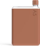 Memobottle | Drinkfles | Waterfles | A5 incl. sleeve en metalen dop | 750ml | Terracotta