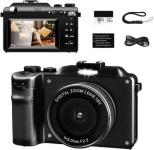 Merkloos - Analoge Camera - Zwart