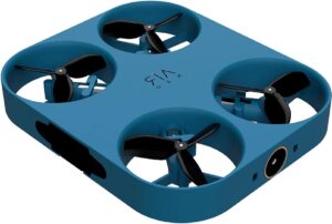 Pocket Luchtcamera met Automatische Flight Mini Drone - Handsfree 12MP Camera voor Hoge Resolutie Foto's en 2K Video's - Blauwe Kleur