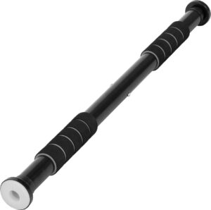 Pull-up bar/ Verstelbare deurstang zonder schroeven - antislip grip - 665 cm tot 93 cm - schuimrubberen handgrepen