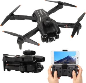 RC Mini Drone met 4K HD Daul Camera WIFI Opvouwbaar - Aerial Quadcopter met Altitude Hold Headless Mode - FPV 3D Flips - Gestures Selfie - Easy Fly Steady en Trajectory Flight