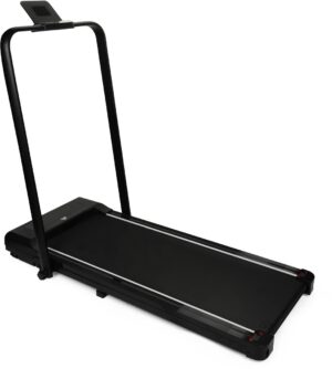 Rockerz Loopband - Inklapbaar - 1-10.8km/u - Wandelband onder bureau - Walking Pad - Opvouwbare Loopband - Treadmill - Zwart