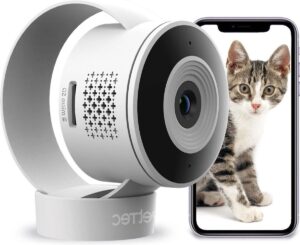 Spy Camera Draadloze Huisdier Bewakingscamera met Bewegingssensor-Zoom-Speaker-Mic-Nachtzicht-Full HD-WiFi Camera's voor Huisbeveiliging voor Honden-Katten-Slaap-Woon-Kinderkamer