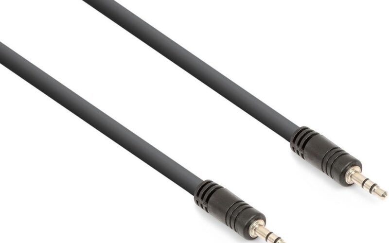 Vonyx audiokabel 3,5mm jack stereo voor o.a. verbinding van laptop met Bluetooth speaker - 1.5 meter